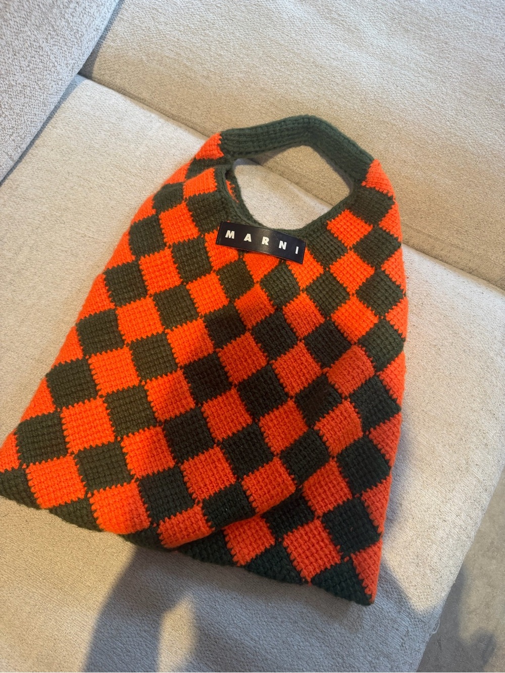 Marni knit shoulder bag